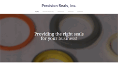 Desktop Screenshot of precisionseals.com