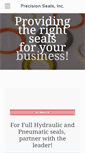 Mobile Screenshot of precisionseals.com